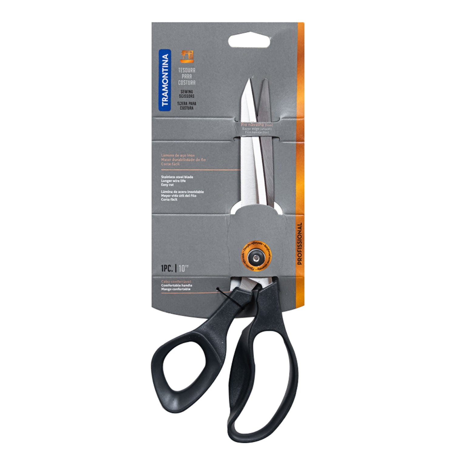 Tramontina Multipurpose Stainless Steel Scissor, 7 inches, 12-Pack