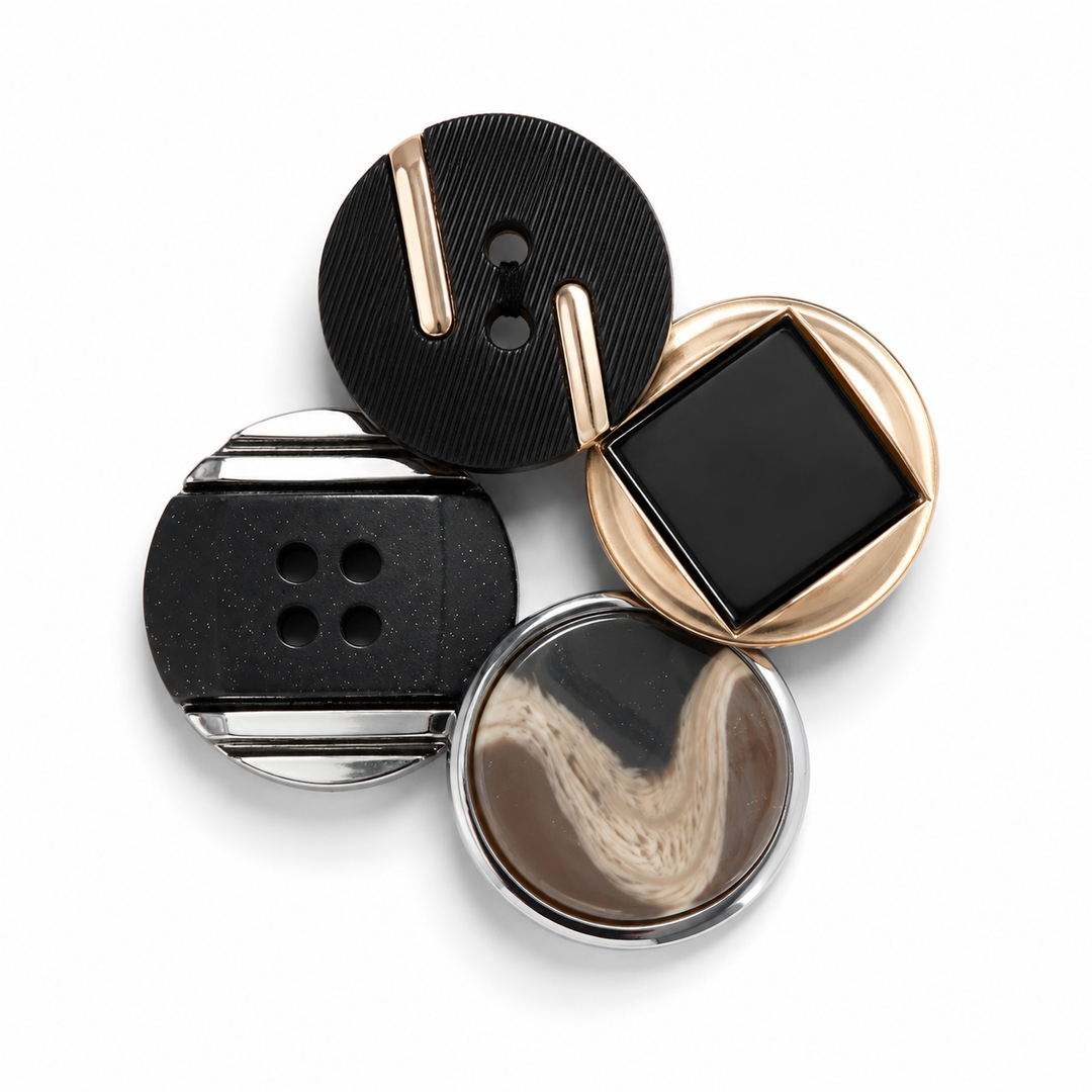 Fancy Metal Buttons