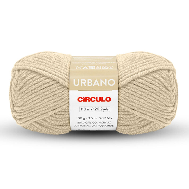 Urbano Knitting Yarn, Acrylic, 3.53 ounces, 120 yards, Aran (8 wpi)