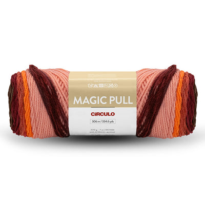 Magic Pull Knitting Yarn, 7.05 ounces, 334 yards, Worsted (9 wpi), 5-Pack