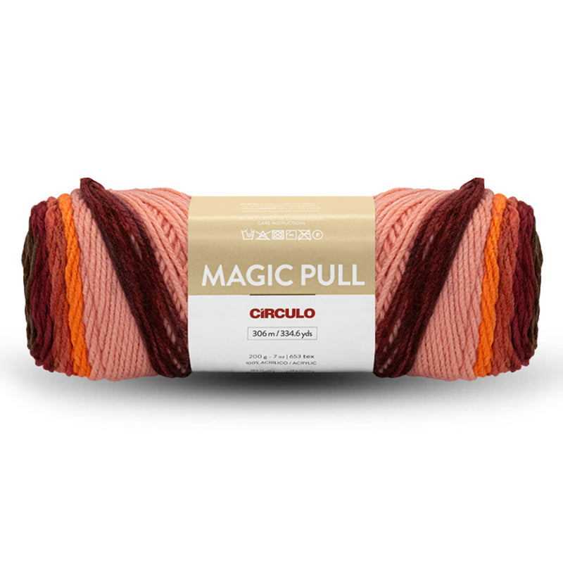 Magic Pull Knitting Yarn, 7.05 ounces, 334 yards, Worsted (9 wpi), 5-Pack