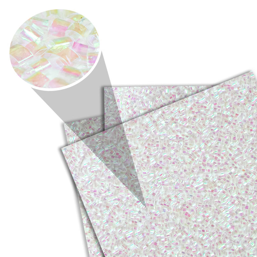 Plastic Bead Glitter Card Stock, 12" x 12"