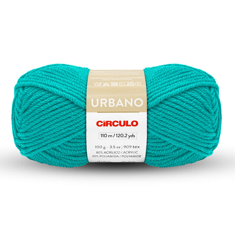 Urbano Knitting Yarn, Acrylic, 3.53 ounces, 120 yards, Aran (8 wpi), 5-Pack