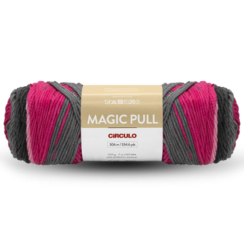 Magic Pull Knitting Yarn, 7.05 ounces, 334 yards, Worsted (9 wpi), 5-Pack