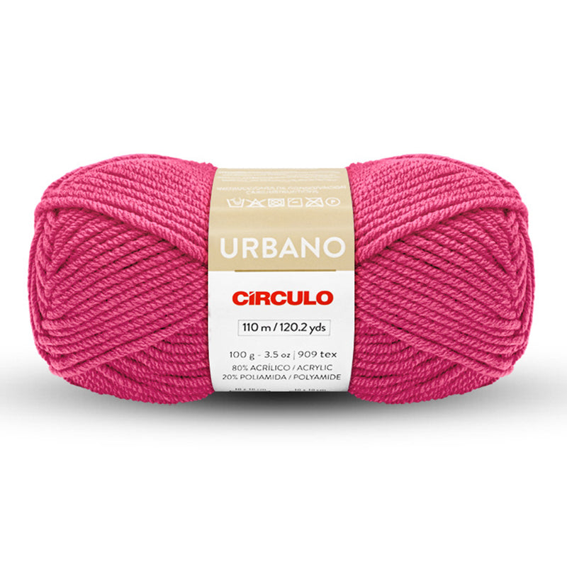 Urbano Knitting Yarn, Acrylic, 3.53 ounces, 120 yards, Aran (8 wpi)