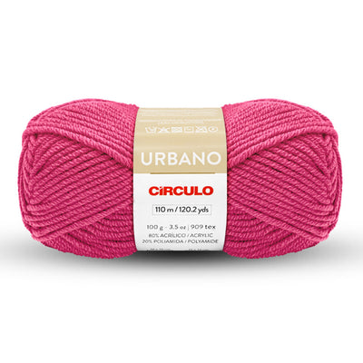 Urbano Knitting Yarn, Acrylic, 3.53 ounces, 120 yards, Aran (8 wpi), 5-Pack