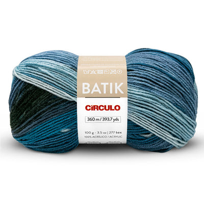 Batik Knitting Yarn, 100% Acrylic, 3.53 ounces, 394 yards, DK (11 wpi), 5-Pack