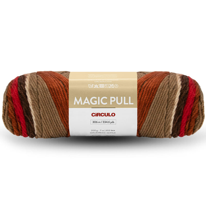 Magic Pull Knitting Yarn, 7.05 ounces, 334 yards, Worsted (9 wpi), 5-Pack