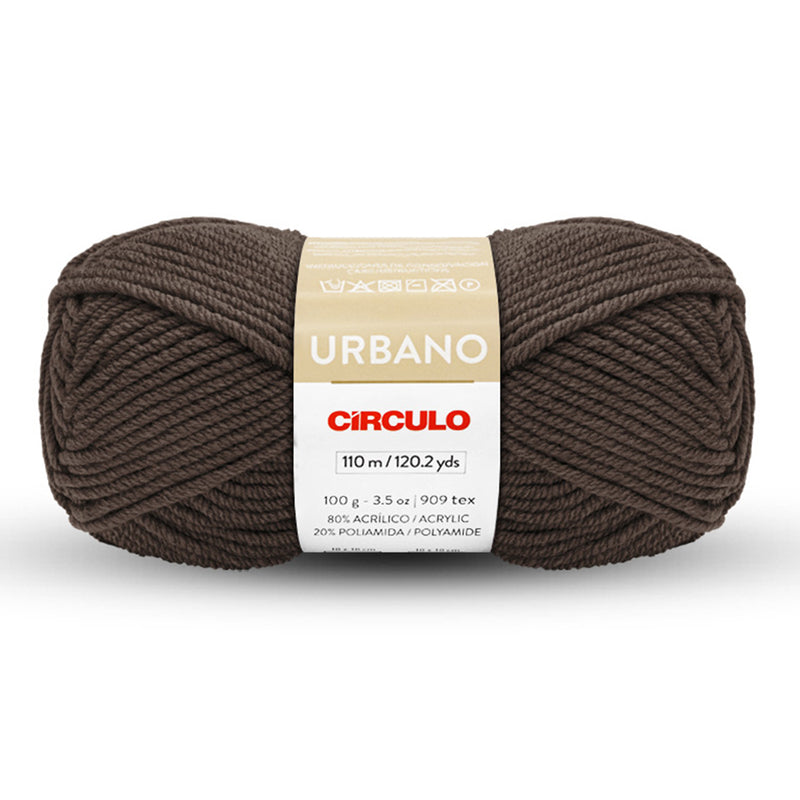 Urbano Knitting Yarn, Acrylic, 3.53 ounces, 120 yards, Aran (8 wpi)