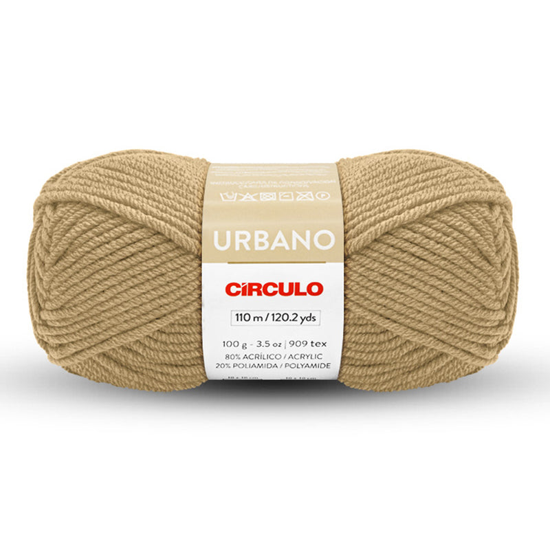 Urbano Knitting Yarn, Acrylic, 3.53 ounces, 120 yards, Aran (8 wpi)