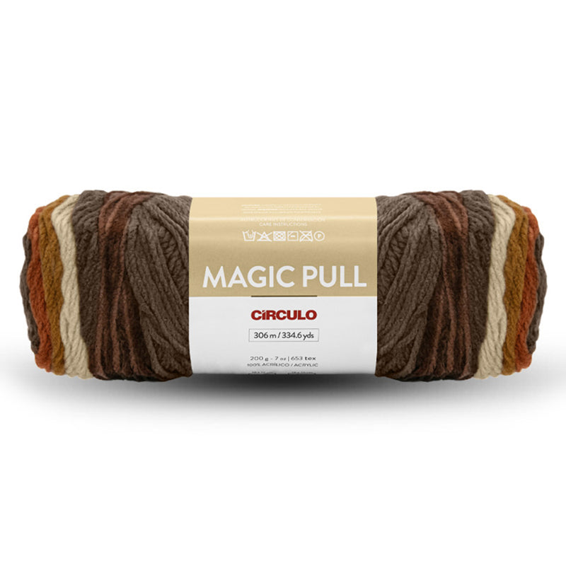 Magic Pull Knitting Yarn, 7.05 ounces, 334 yards, Worsted (9 wpi), 5-Pack