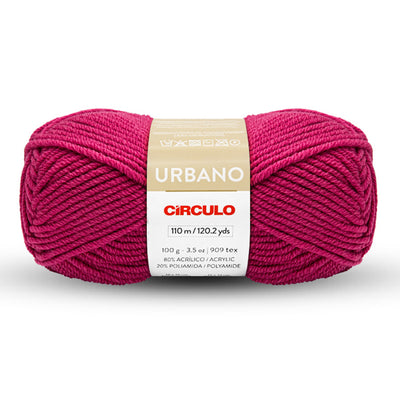 Urbano Knitting Yarn, Acrylic, 3.53 ounces, 120 yards, Aran (8 wpi), 5-Pack