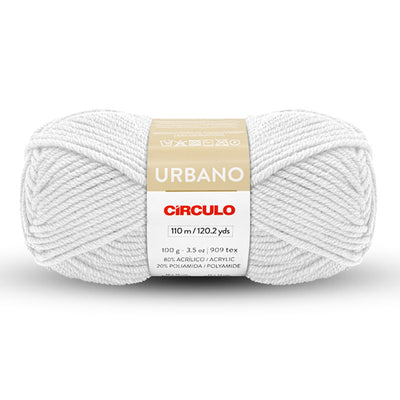 Urbano Knitting Yarn, Acrylic, 3.53 ounces, 120 yards, Aran (8 wpi), 5-Pack