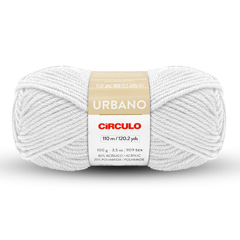 Urbano Knitting Yarn, Acrylic, 3.53 ounces, 120 yards, Aran (8 wpi)