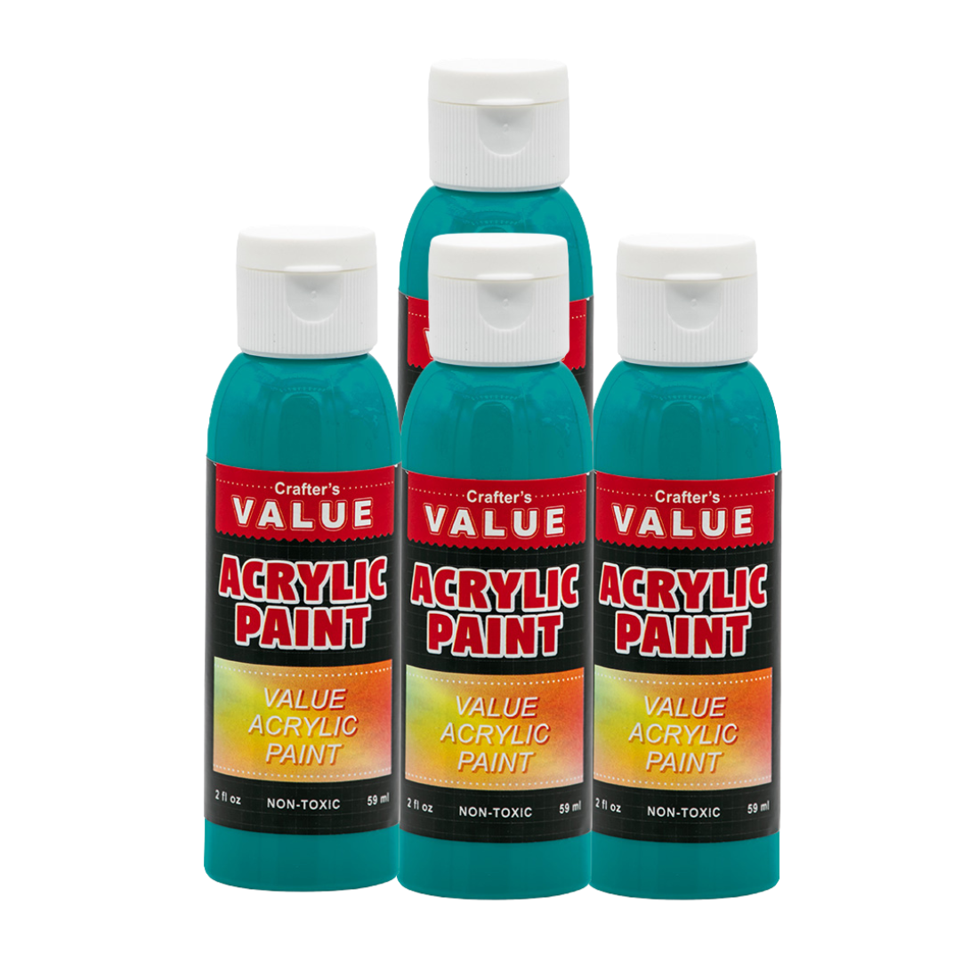 Value Paint by Painters by Heart – 2 fl oz (59 ml) Acrylic Paint – Standard Colors (Single or 4 Pack)