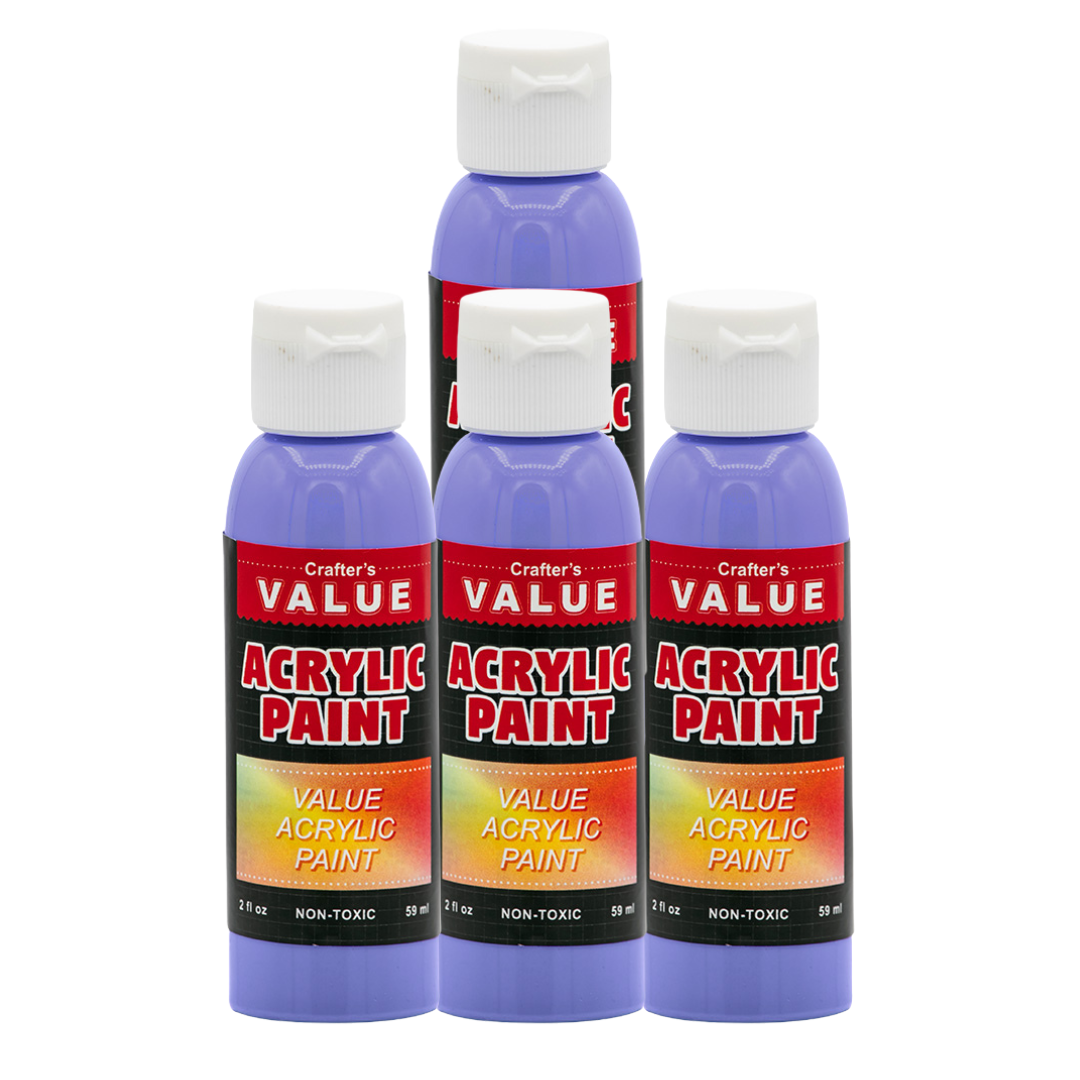 Value Paint by Painters by Heart – 2 fl oz (59 ml) Acrylic Paint – Standard Colors (Single or 4 Pack)