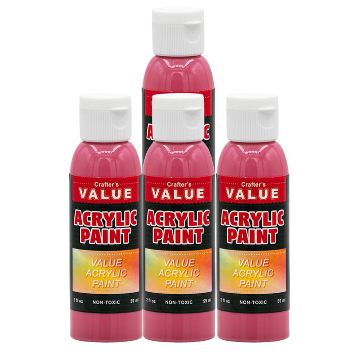 Value Paint by Painters by Heart – 2 fl oz (59 ml) Acrylic Paint – Standard Colors (Single or 4 Pack)