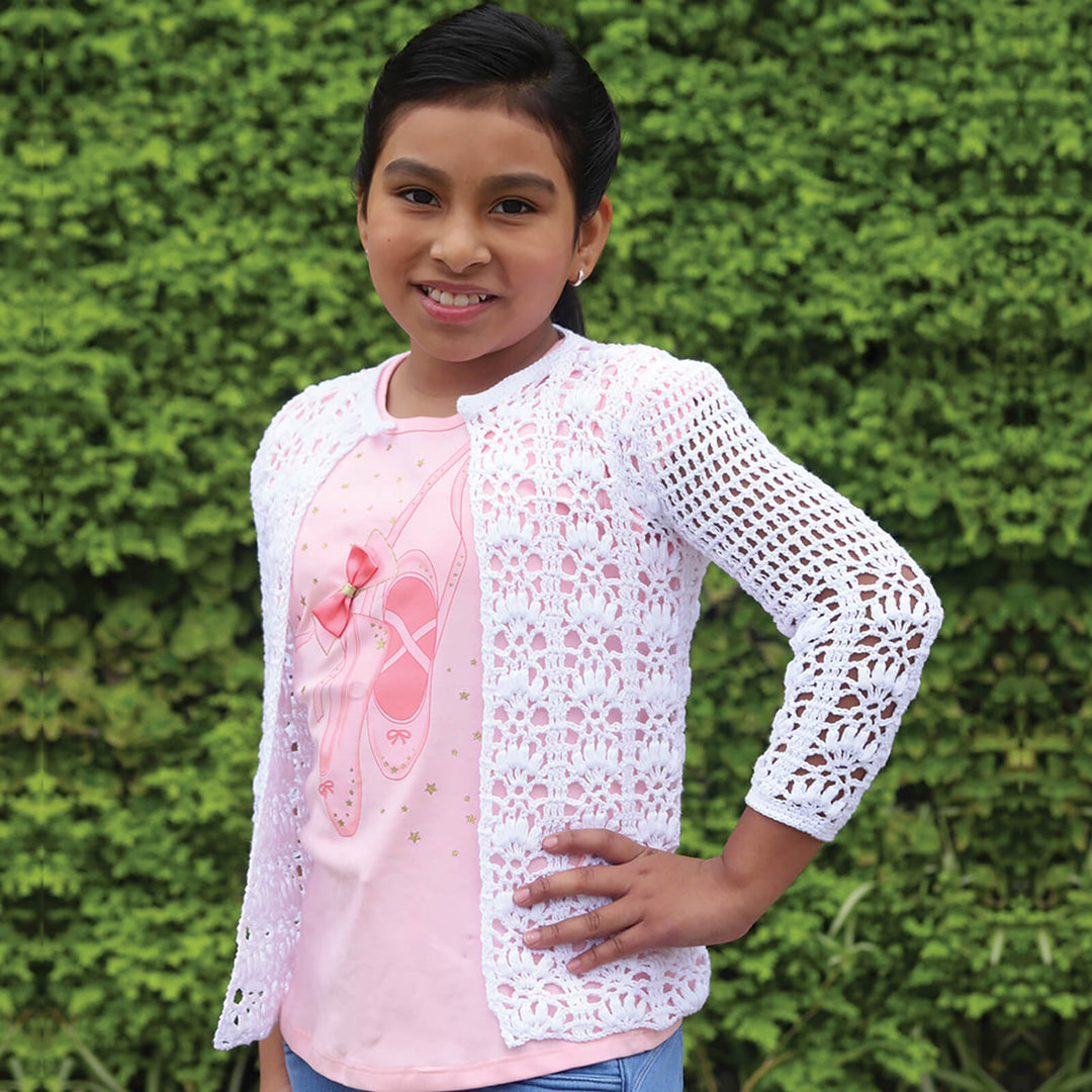 Pabihilo Cotton Yarn – 100% Carded Cotton – 80g Ball (271m / 296yds) – White & Ecru – For Knitting, Crochet & Macramé