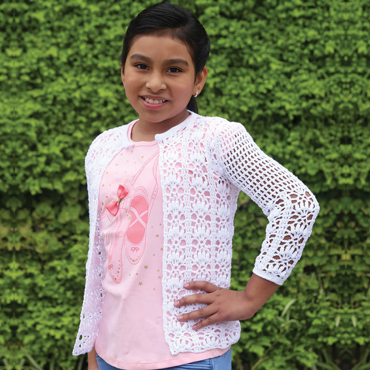 Pabihilo Cotton Yarn – 100% Carded Cotton – 80g Ball (271m / 296yds) – White & Ecru – For Knitting, Crochet & Macramé