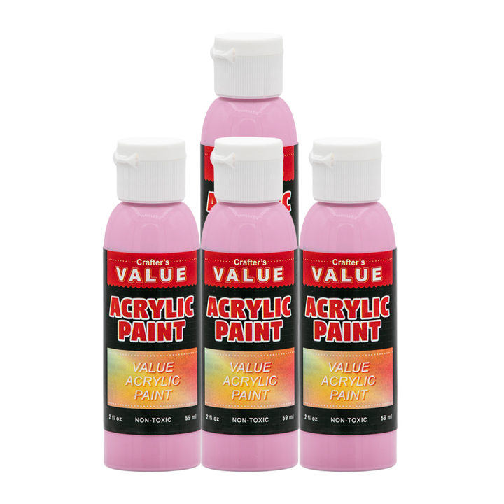 Value Paint by Painters by Heart – 2 fl oz (59 ml) Acrylic Paint – Standard Colors (Single or 4 Pack)