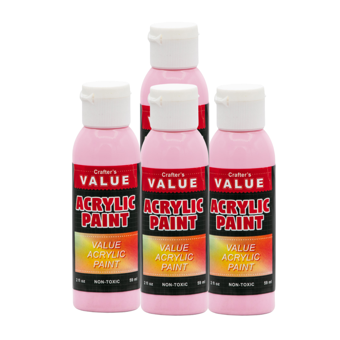 Value Paint by Painters by Heart – 2 fl oz (59 ml) Acrylic Paint – Standard Colors (Single or 4 Pack)