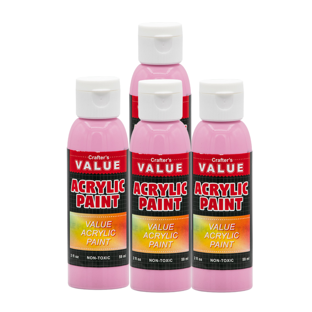 Value Paint by Painters by Heart – 2 fl oz (59 ml) Acrylic Paint – Standard Colors (Single or 4 Pack)