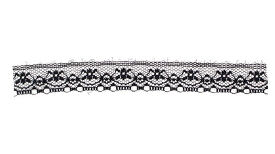 Elegant 5/8-Inch Nylon Lace Trim, 100-Pack