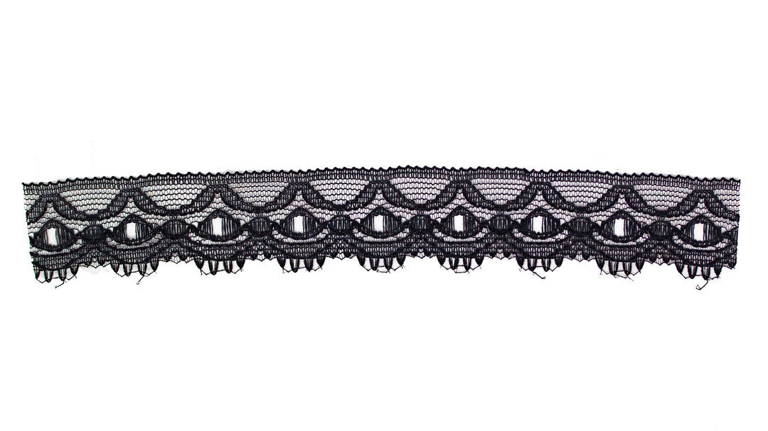 Elegant Nylon Lace Trim - 1-Inch Wide,, 45-Pack