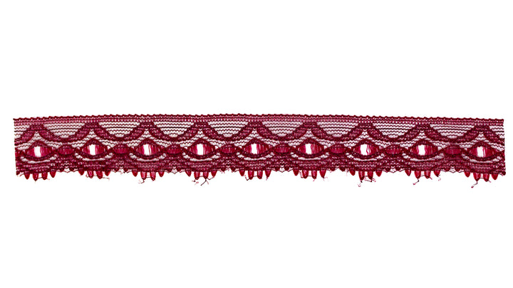 Elegant Nylon Lace Trim - 1-Inch Wide,, 45-Pack
