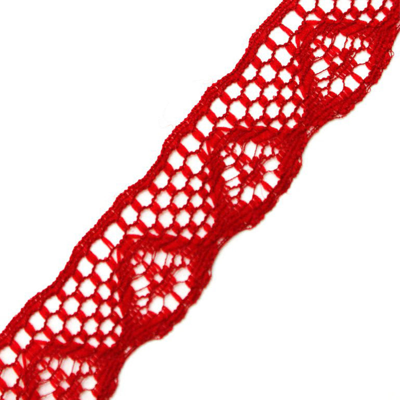 Elegant Nylon Lace Trim 1-Inch, 54-Pack