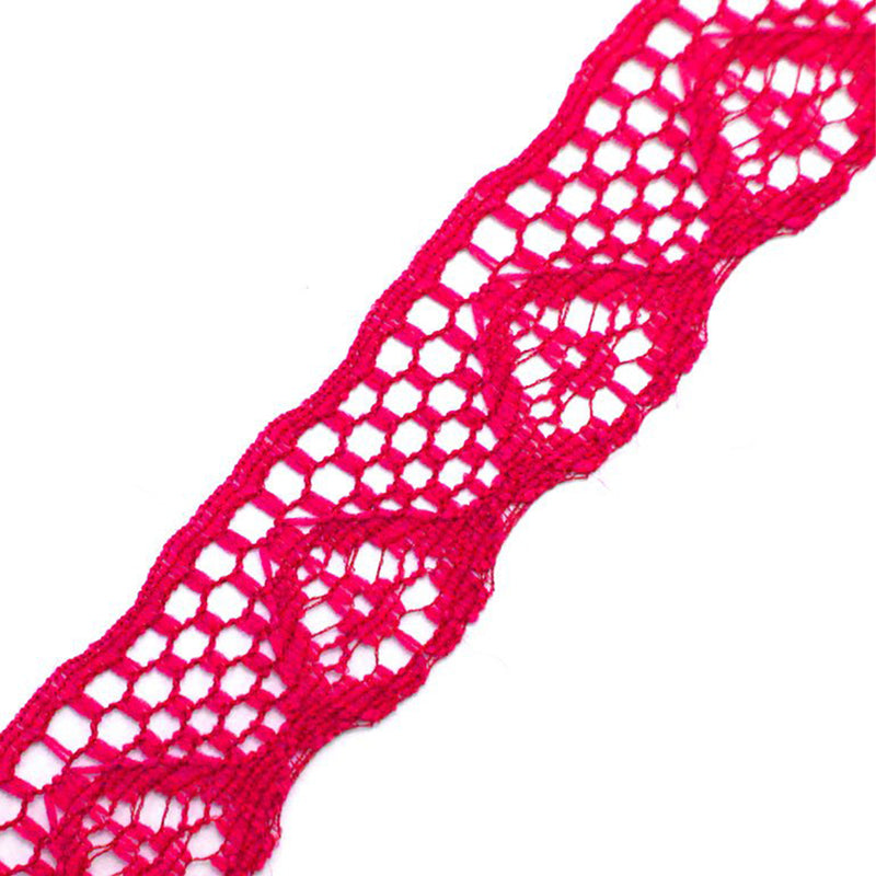 Elegant Nylon Lace Trim 1-Inch, 54-Pack