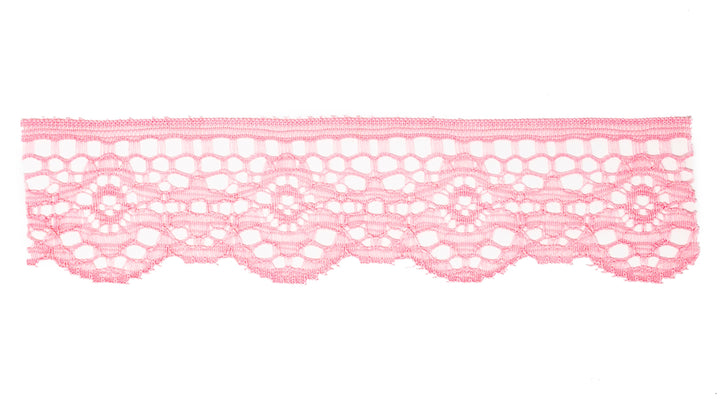 Delicate Nylon Lace Trim - 1 1/4" Wide, 40-Pack