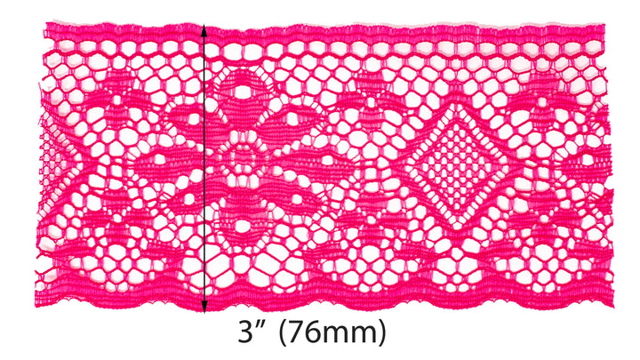 Elegant Nylon Lace Trim - 1-Inch Wide,