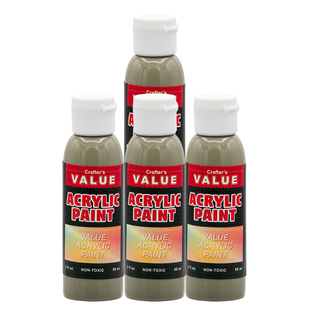 Value Paint by Painters by Heart – 2 fl oz (59 ml) Acrylic Paint – Standard Colors (Single or 4 Pack)