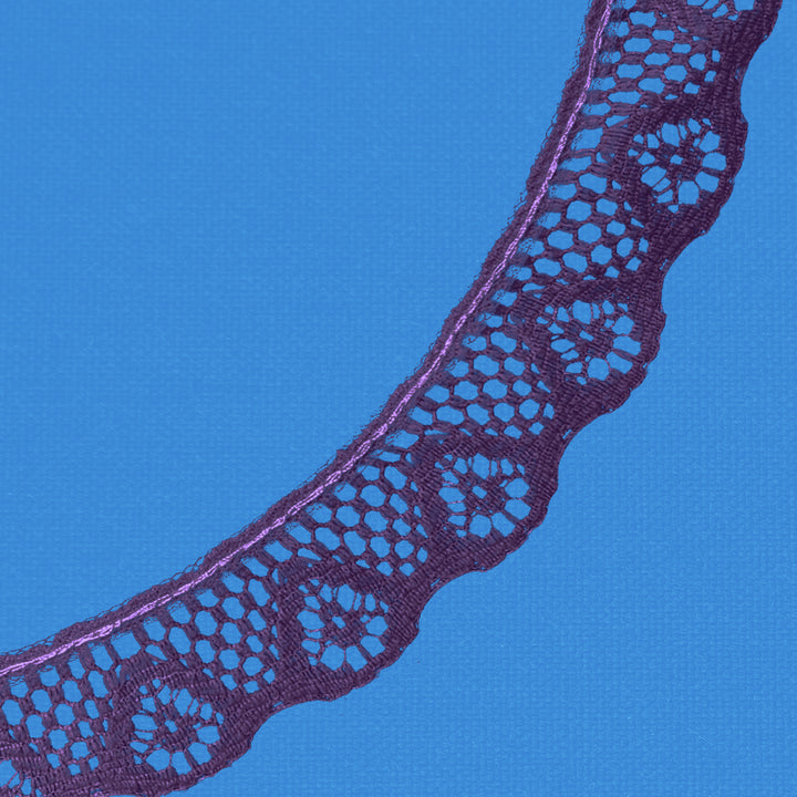 Ruffle Nylon Lace, 1 in,  Color Variety