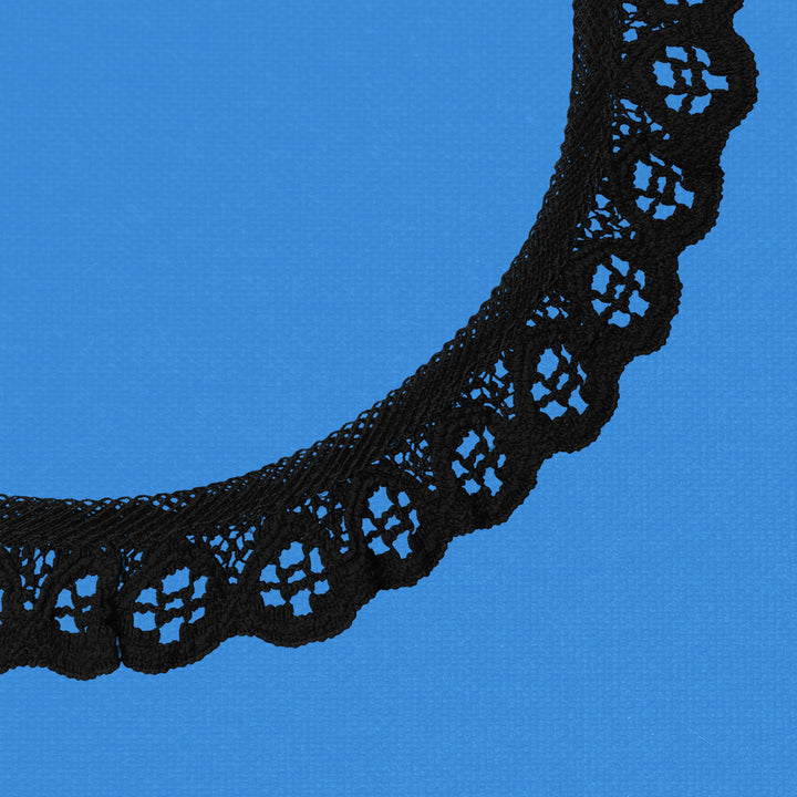 Ruffle Nylon Lace, 3/4 in,  Color Variety