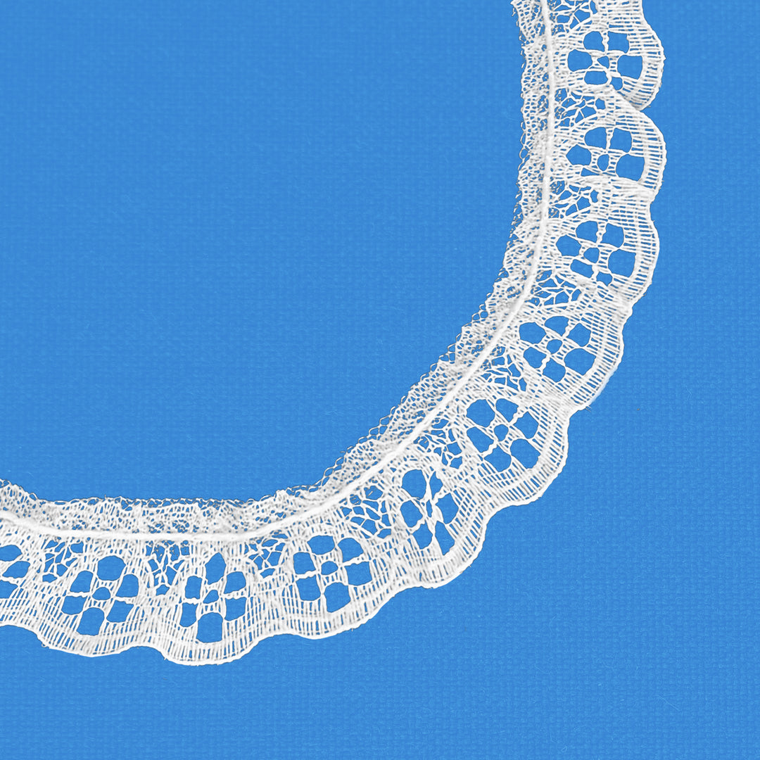 Ruffle Nylon Lace, 3/4 in,  Color Variety