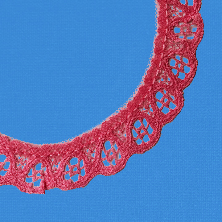 Ruffle Nylon Lace, 3/4 in,  Color Variety