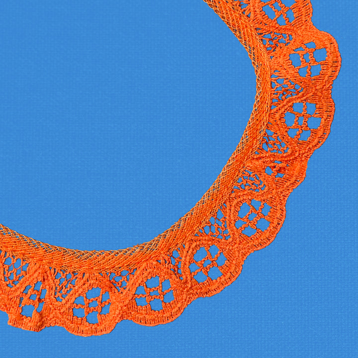 Ruffle Nylon Lace, 3/4 in,  Color Variety