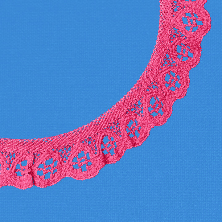 Ruffle Nylon Lace, 3/4 in,  Color Variety