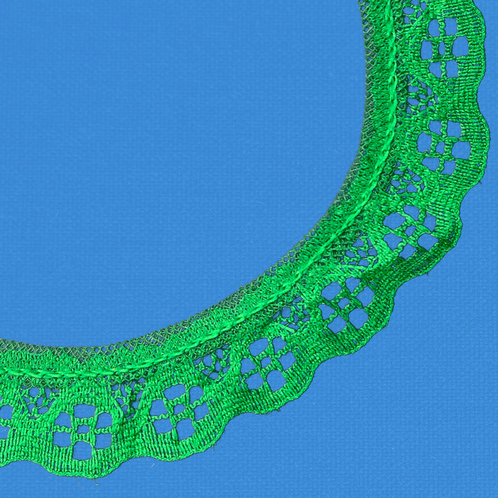 Ruffle Nylon Lace, 3/4 in,  Color Variety