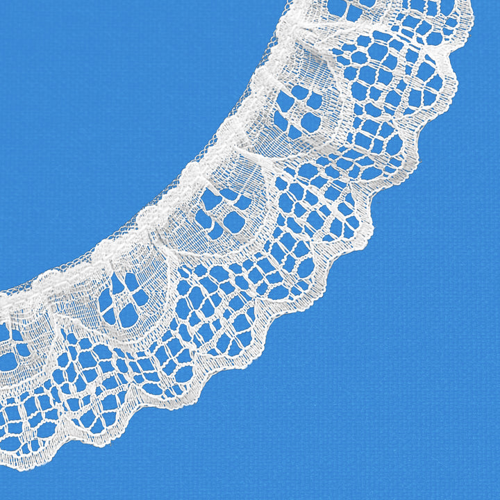 Ruffle Nylon Lace, 1 1/2 i, Color Variety