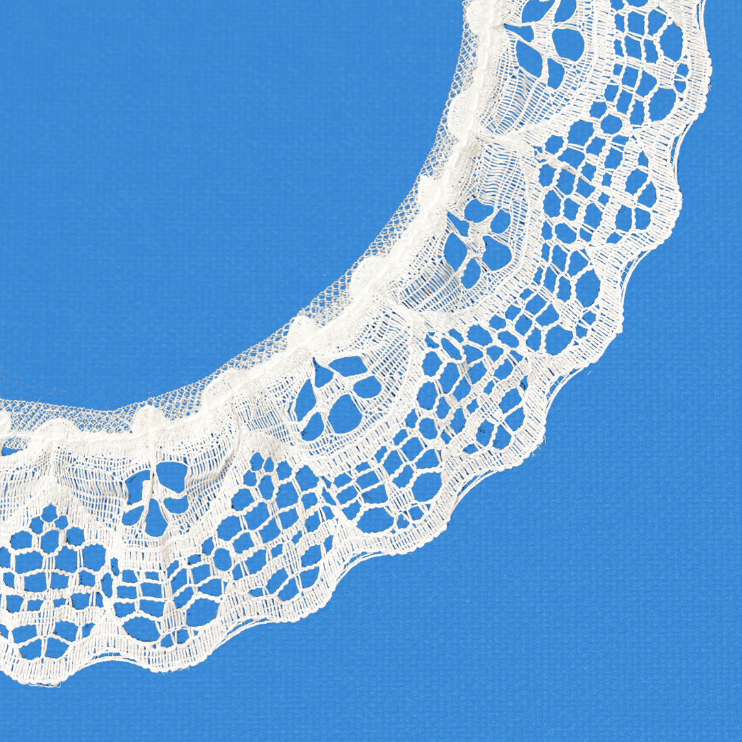 Ruffle Nylon Lace, 1 1/2 i, Color Variety