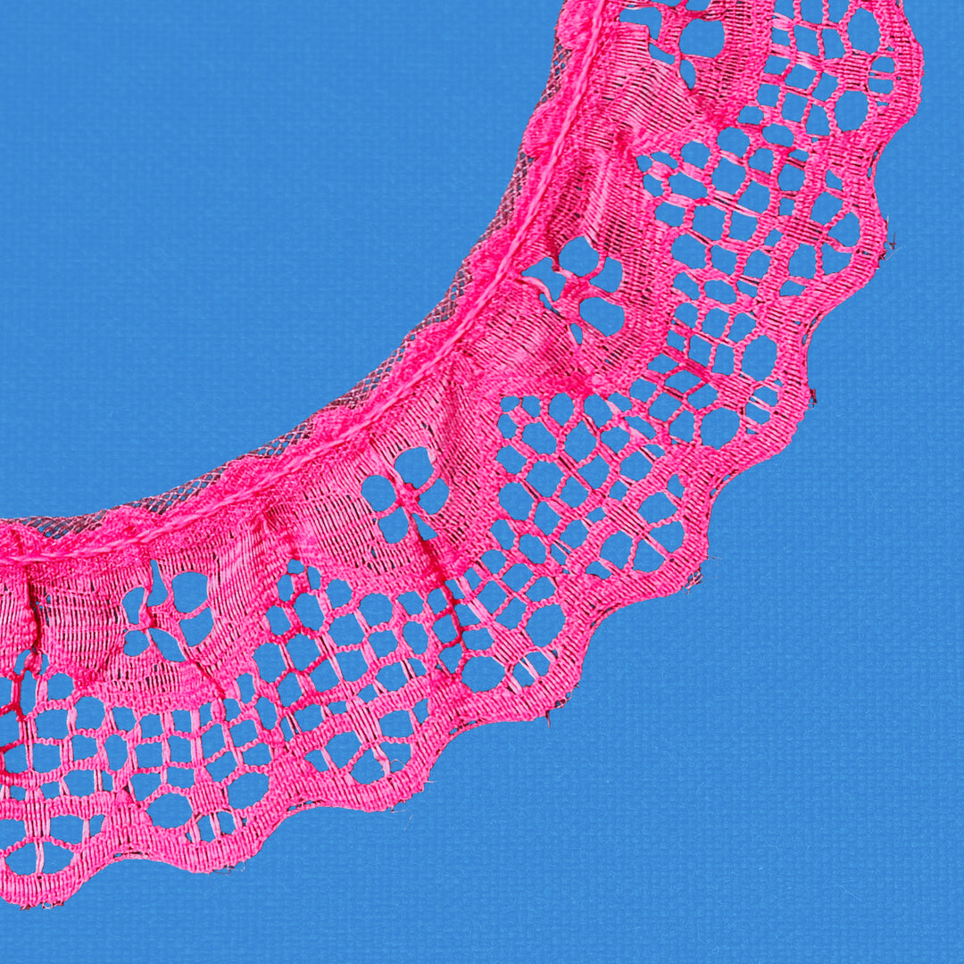 Ruffle Nylon Lace, 1 1/2 i, Color Variety