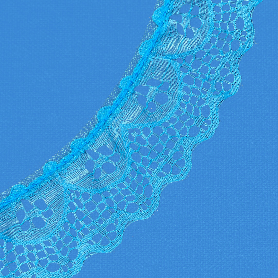 Ruffle Nylon Lace, 1 1/2 i, Color Variety