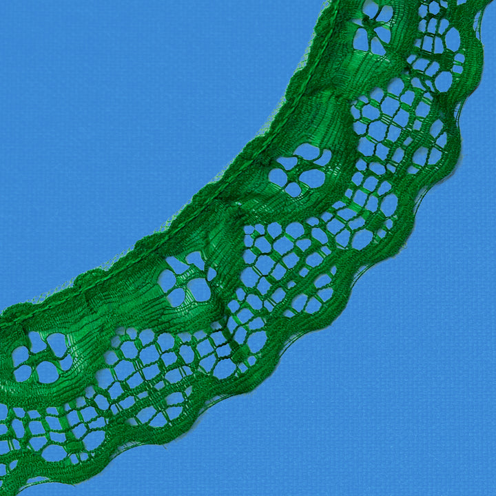 Ruffle Nylon Lace, 1 1/2 i, Color Variety