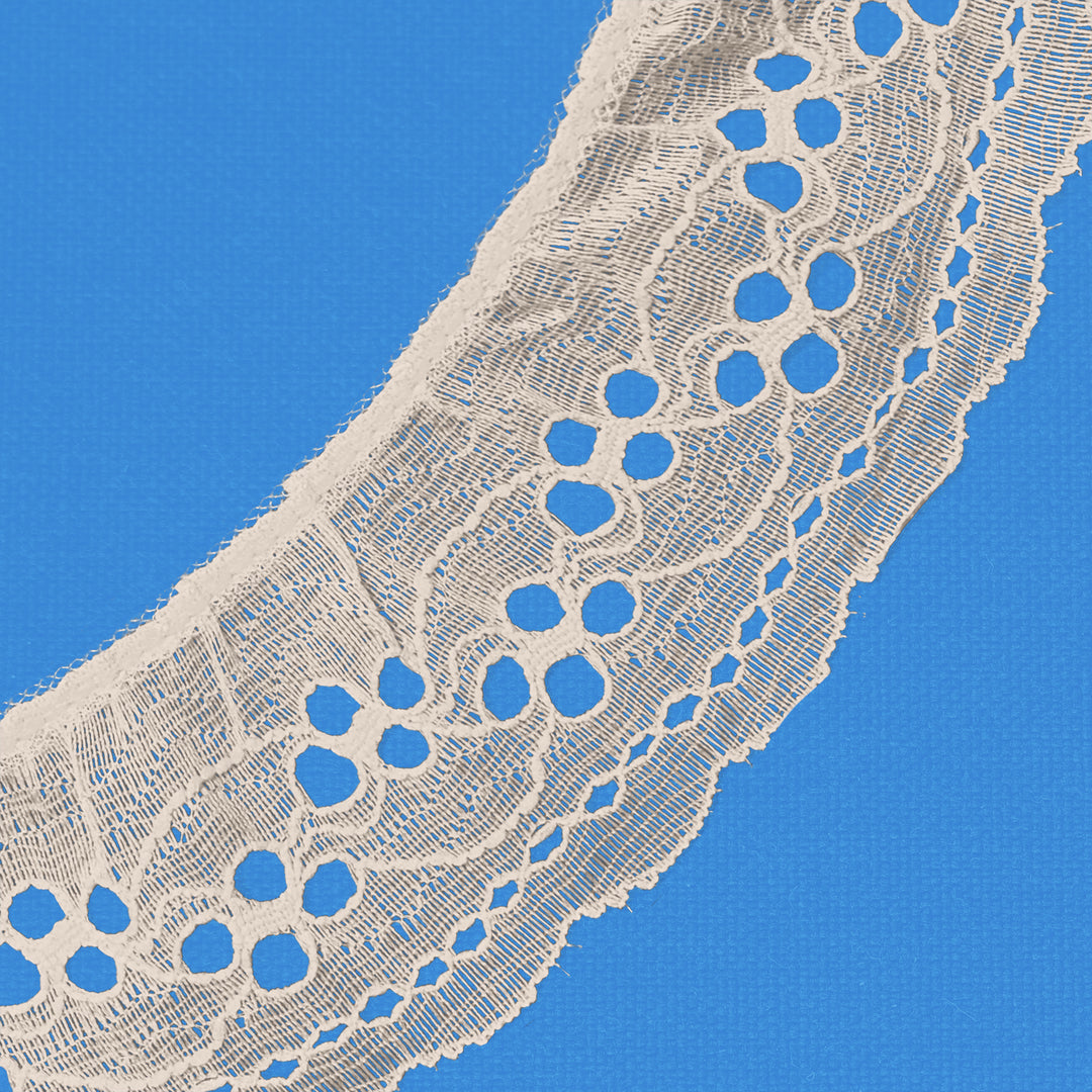 Ruffle Nylon Lace, 2 1/4 in,  Color Variety