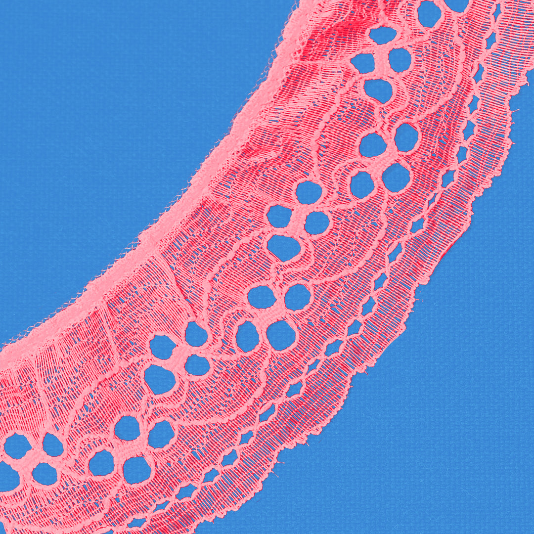 Ruffle Nylon Lace, 2 1/4 in,  Color Variety