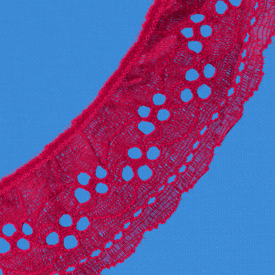 Ruffle Nylon Lace, 2 1/4 in,  Color Variety