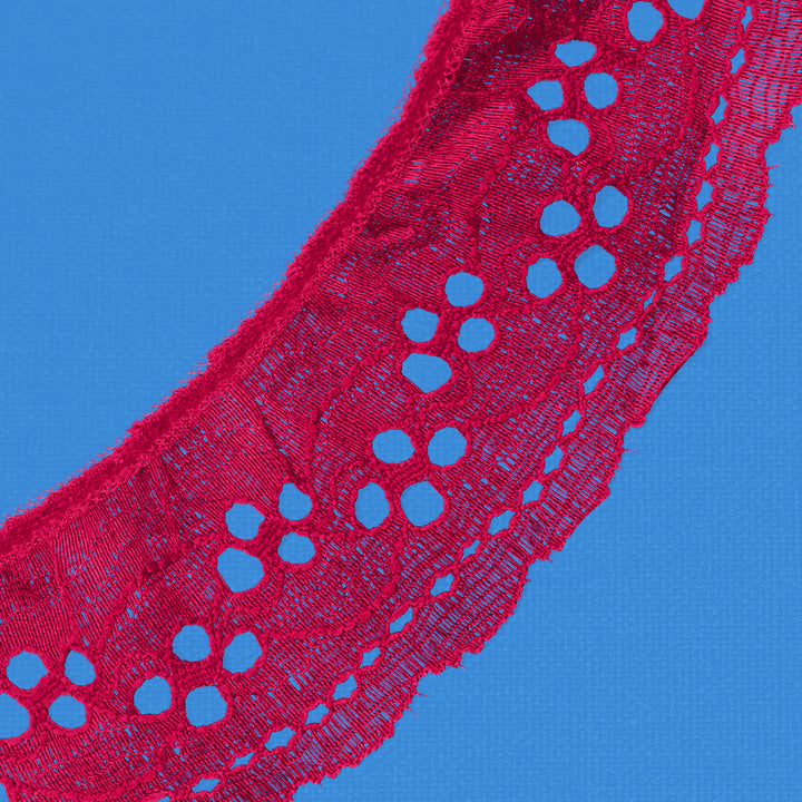 Ruffle Nylon Lace, 2 1/4 in,  Color Variety